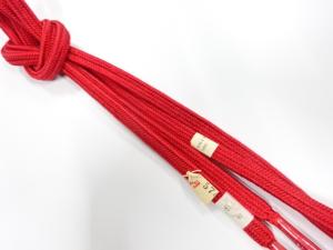 未使用品　正絹　手組帯締め